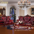 Royal Dubai Luxus-Echtleder-Wohnzimmersofa